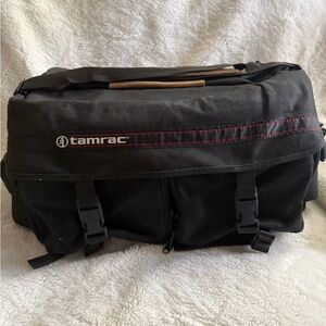 Vintage 1987 Tamrac USED Lens Bridge System Black Camera Bag